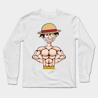 One Piece - Luffy Gym Character Long Sleeve T-Shirt